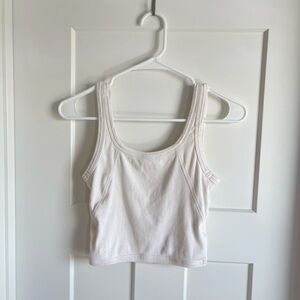 Lululemon Cream Crop Tank
